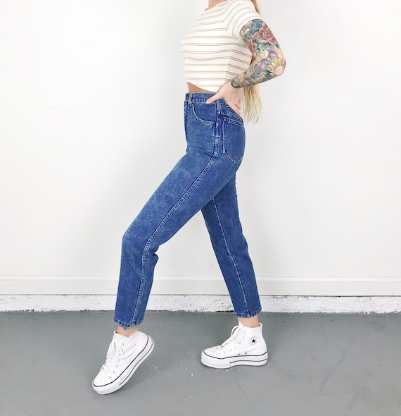 XXS Vintage Printed Jeans / Size 22