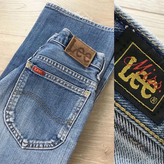Lee Riders Vintage 1970's Flare Jeans / Size 24 - image 6