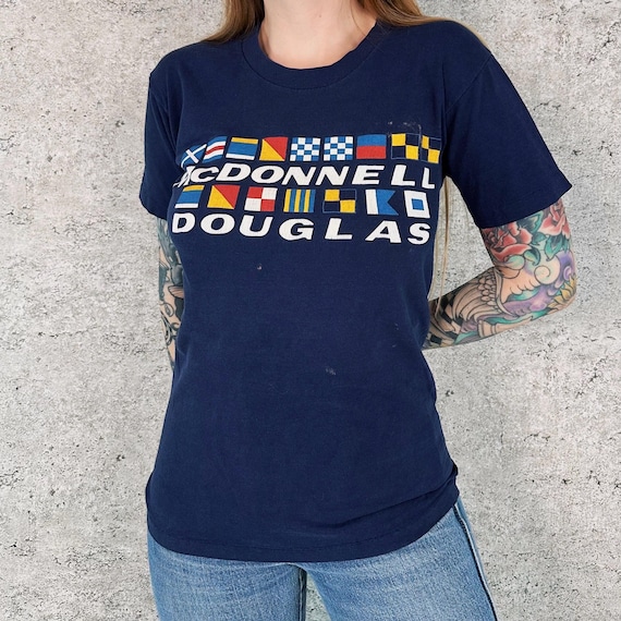 Vintage McDonnell Douglas Aerospace Company Tee Shirt T-Shirt