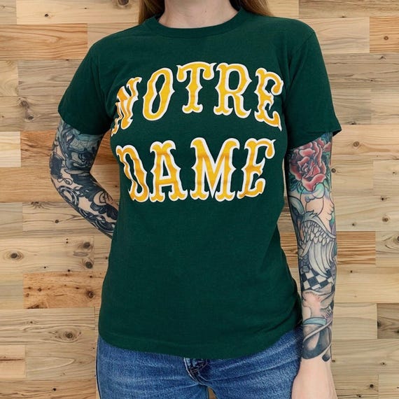 70's University of Notre Dame Vintage Champion Tee Shirt T-Shirt