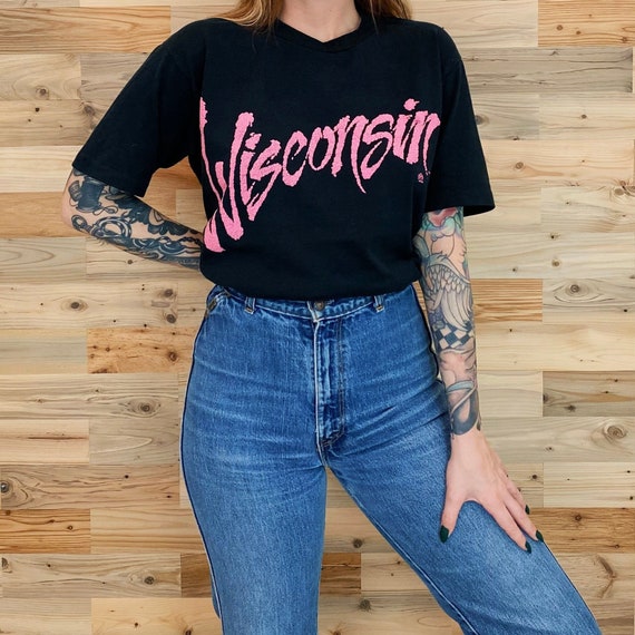 Vintage Soft and Worn Wisconsin Retro Tee Shirt