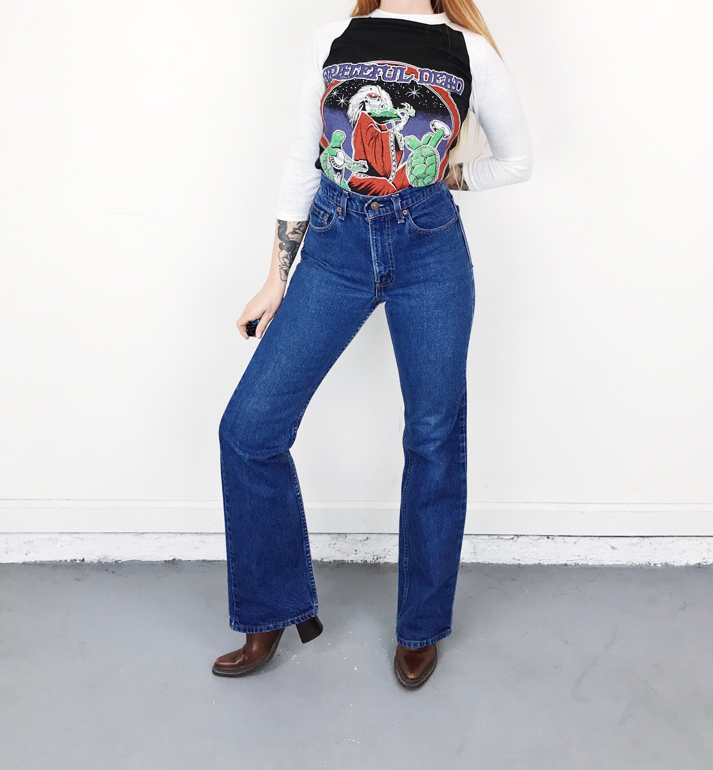 levi's 1974 bell bottom jeans