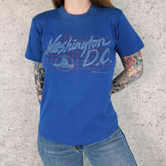 80's Washington D.C. Soft Thin Vintage Travel Destination Tee Shirt T-Shirt
