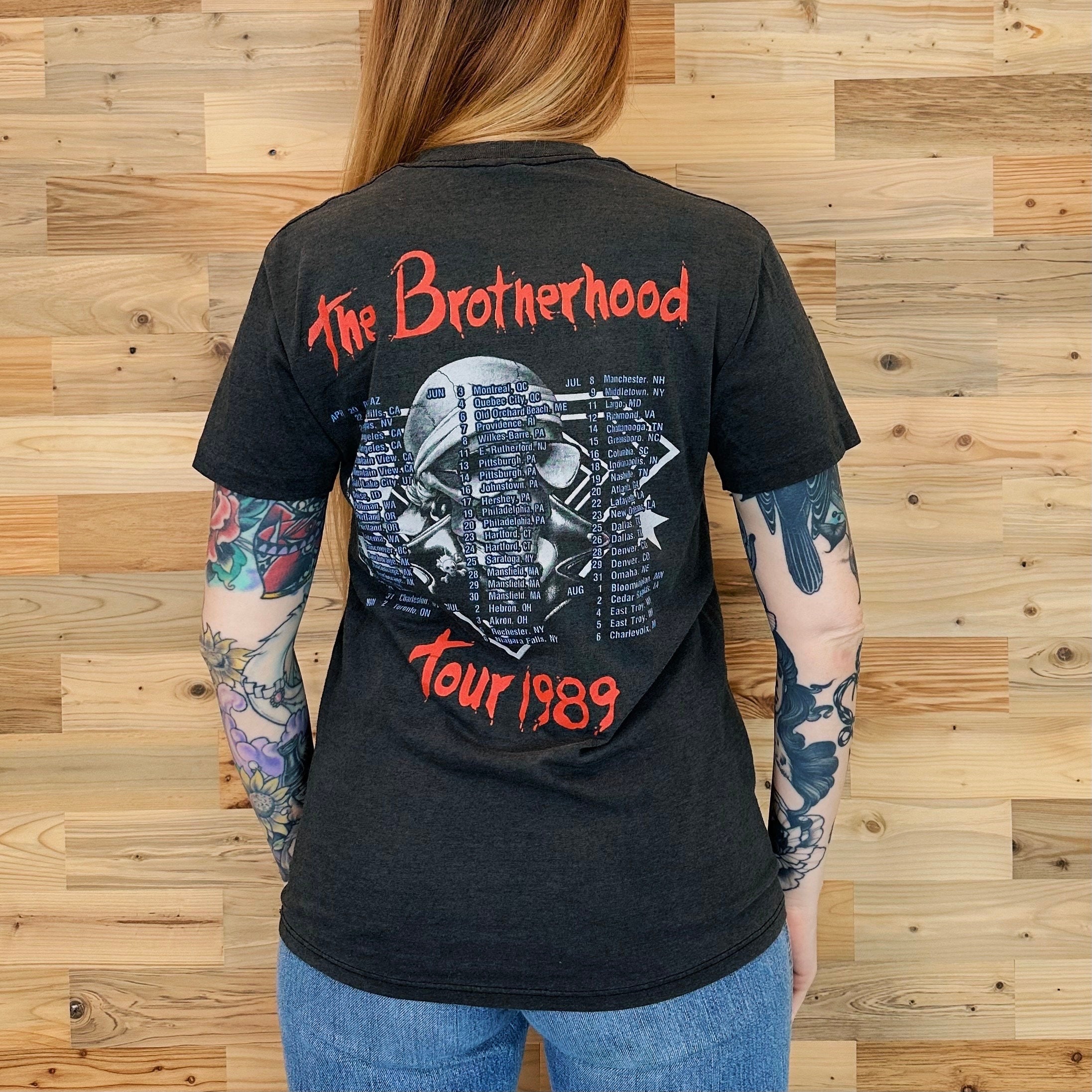 1989 Bon Jovi Forever the Brotherhood Tour Vintage Music 1989 Bon Jovi Forever the Brotherhood Tour Vintage Music