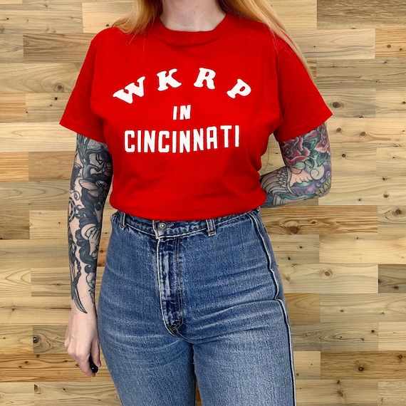 Vintage WKRP in Cincinnati TV Show Promo Tee Shirt T-Shirt