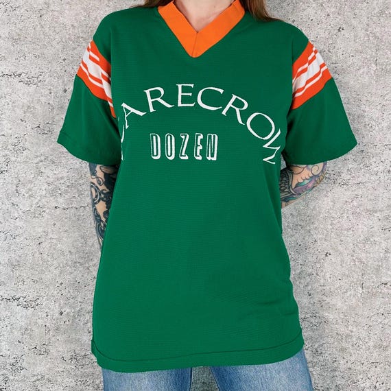 70's Vintage Scarecrow Dozen Mesh Sports Jersey Top Shirt