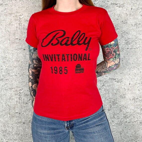 1985 Vintage Bally Invitational Chicago Track Meet 80's Tee Shirt T-Shirt