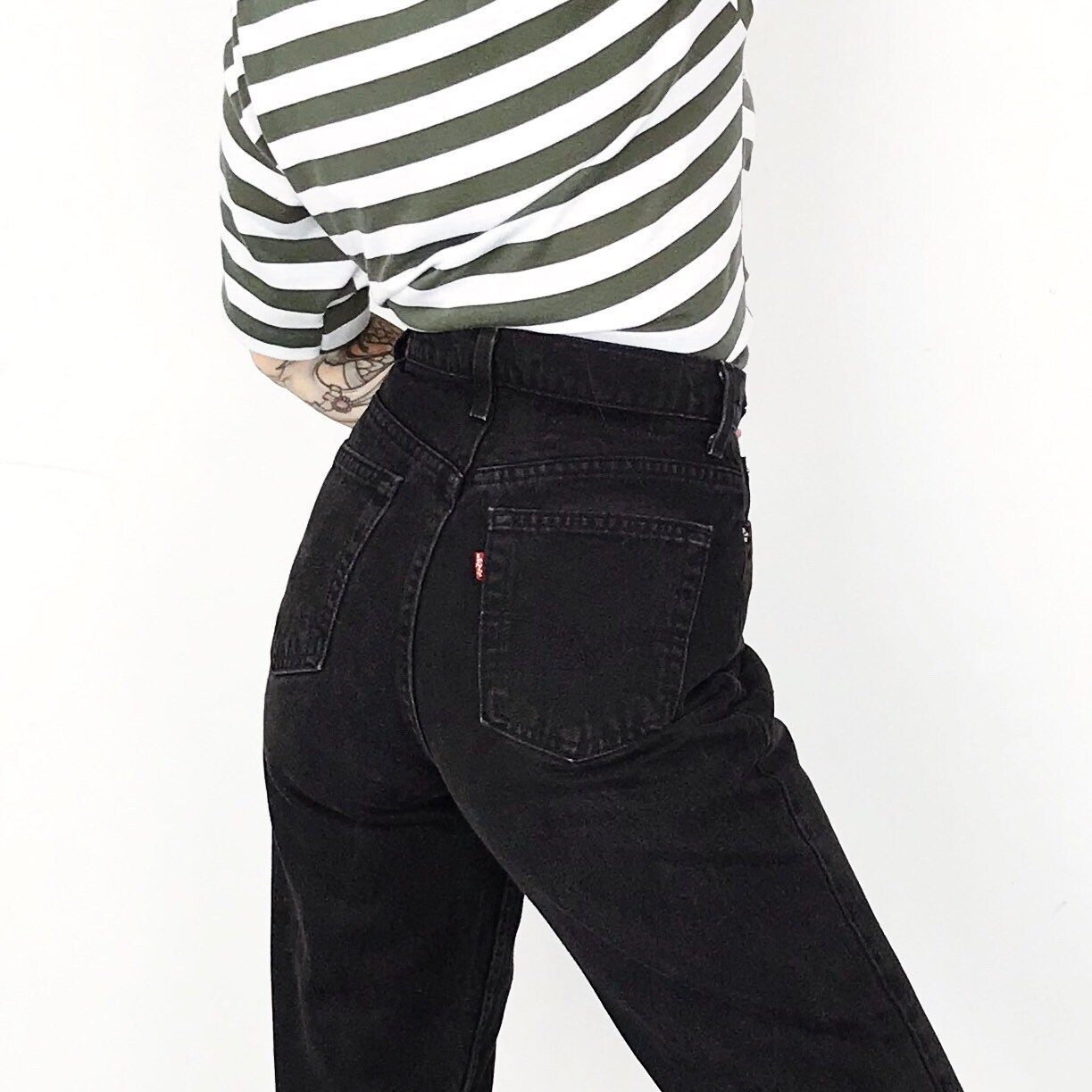 levis 521 high waisted jeans