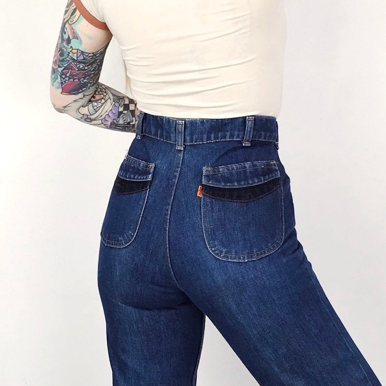 levi high waisted bell bottom jeans