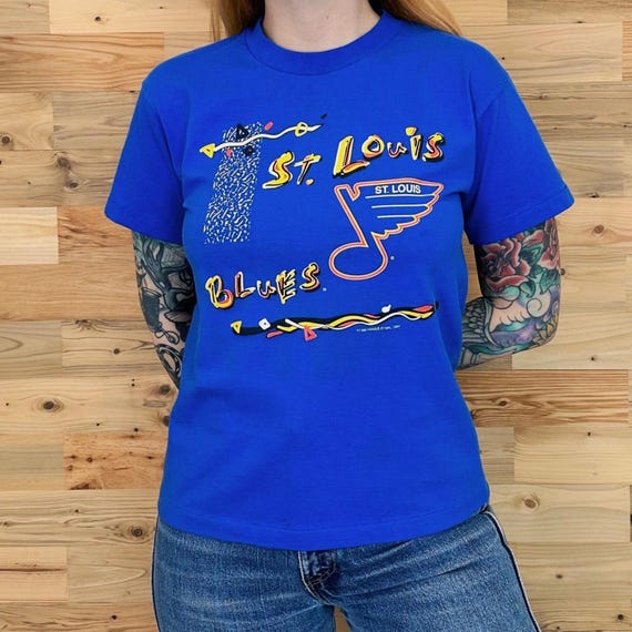 90's Vintage St. Louis Blues NHL Tee Shirt T-Shirt
