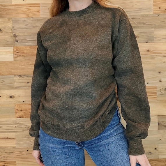 Softest Worn Vintage Sun Faded Crewneck Pullover Sweatshirt