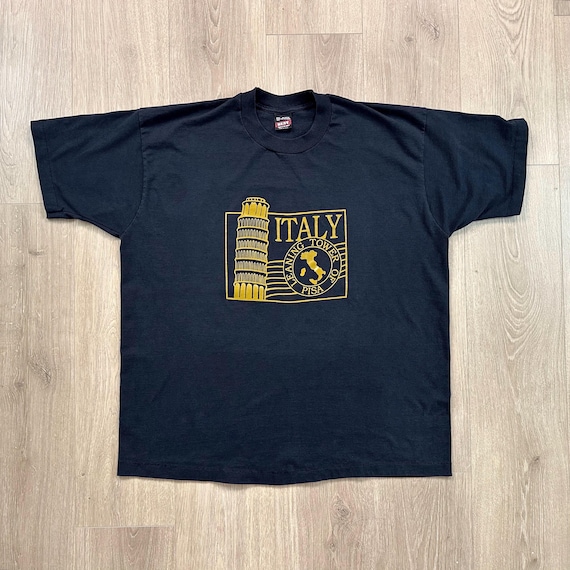Italy Leaning Tower of Pisa Vintage Tee Shirt T-Shirt