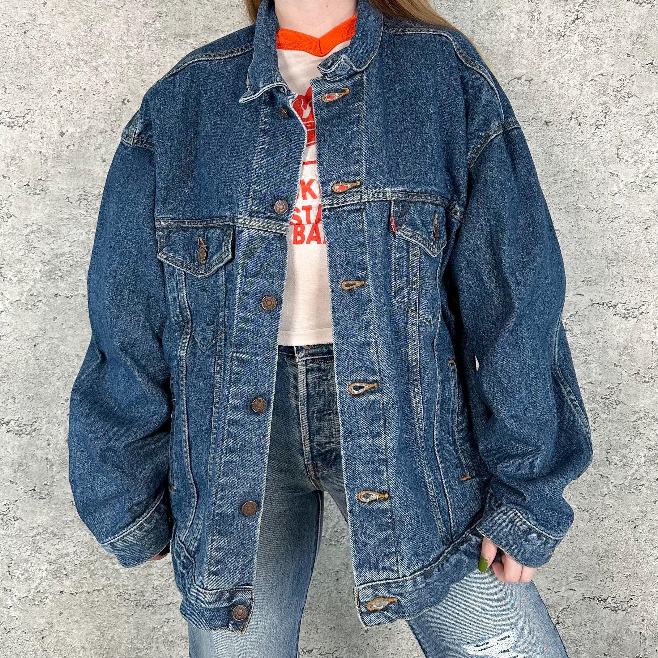 90s Denim Jacket - Etsy