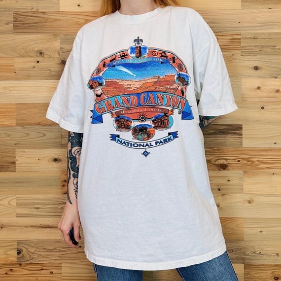 Grand Canyon 90's Vintage National Park Nature Travel Tee Shirt T-Shirt