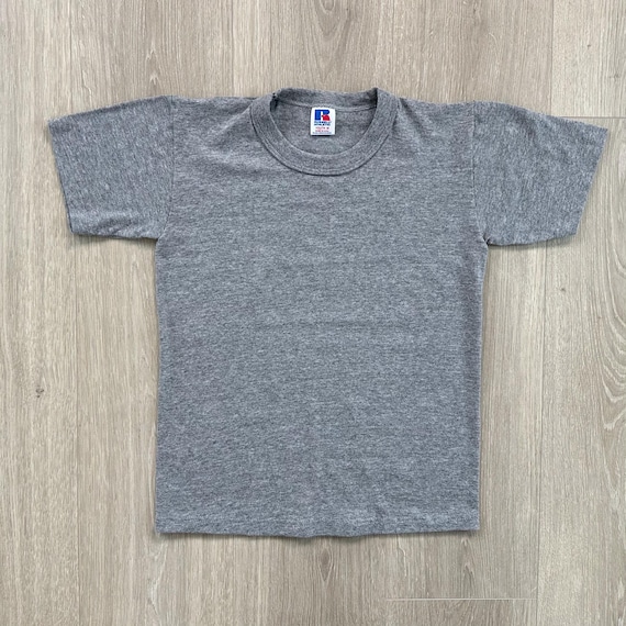 Soft 80's Heather Grey Soft Comfy Basic Tee Shirt… - image 3
