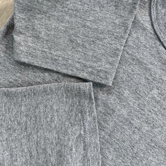 Soft 80's Heather Grey Soft Comfy Basic Tee Shirt… - image 5