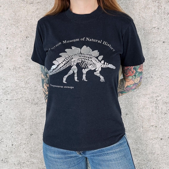 80's Soft Vintage Dayton Museum of Natural History Tee Shirt T-Shirt