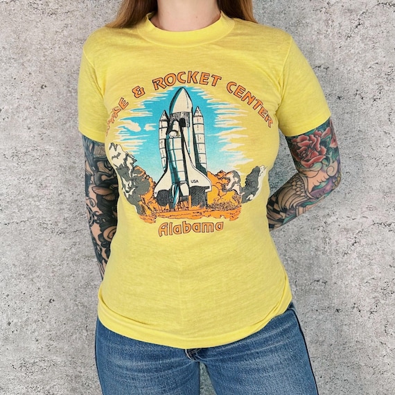70's Alabama Space and Rocket Center Vintage Tee Shirt T-Shirt