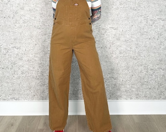 Dickies Vintage Utility Wide Leg Dungarees Overalls