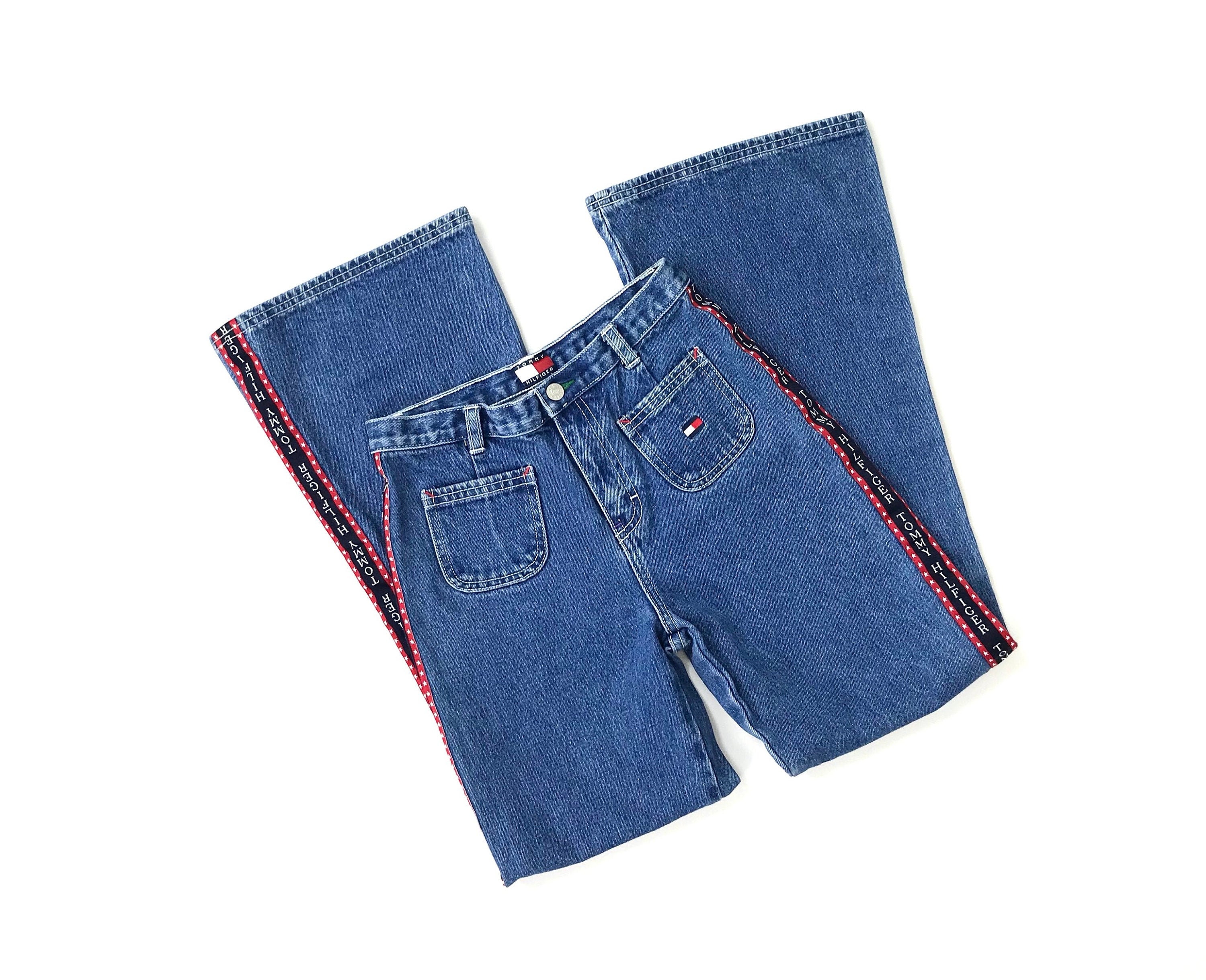 tommy hilfiger bell bottom jeans