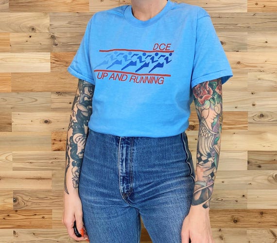 80's Soft Comfy Vintage DCE Up and Running AT&T Retro Tee Shirt