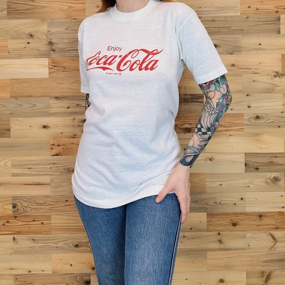 80's Vintage Worn Thin Coca-Cola Tee Shirt