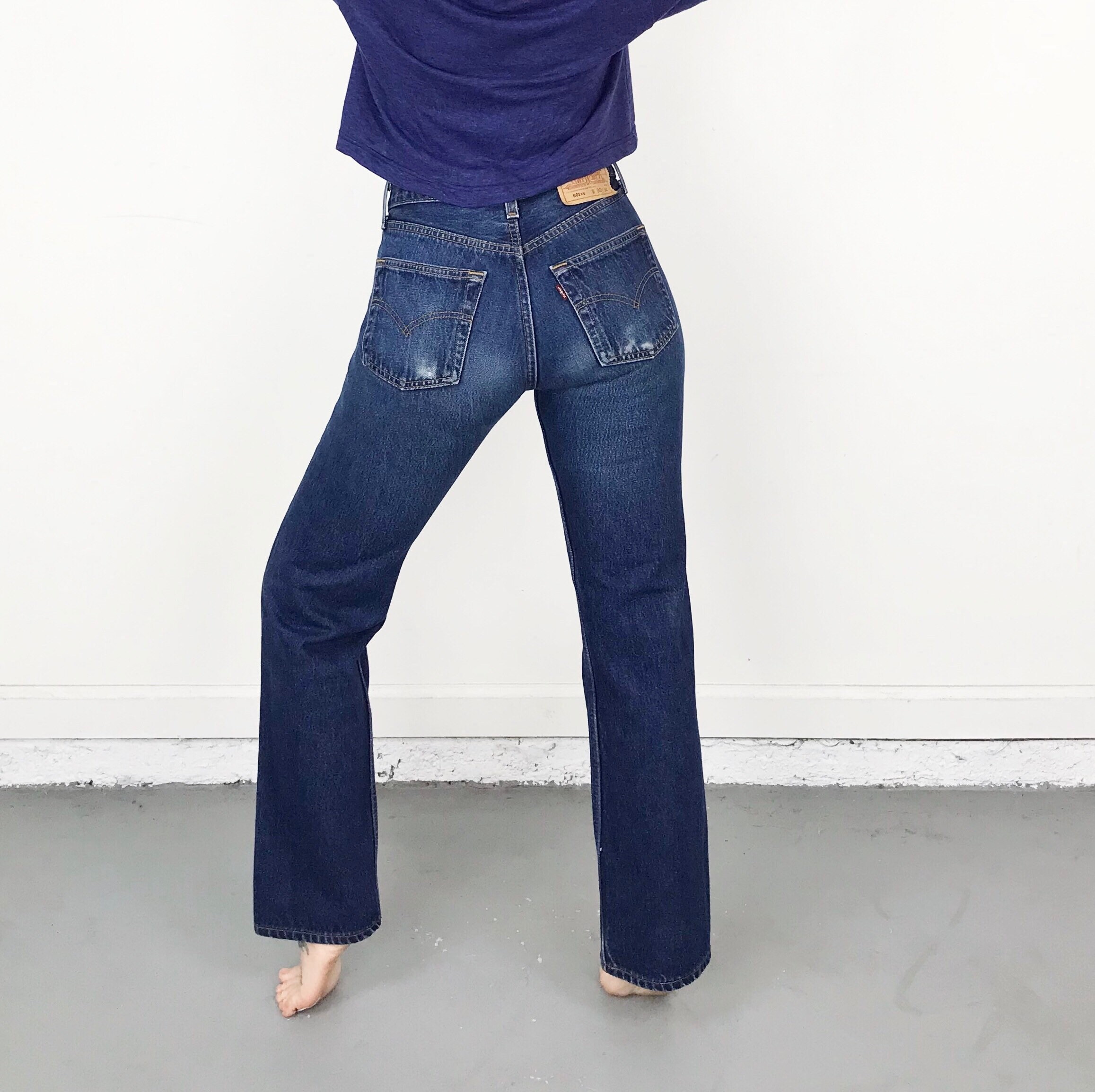 Jean Levi's 501 XX Vintage 1990 - Made In USA, Coupe Droite, Taille 38