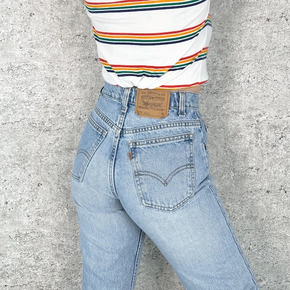 Levi's 962 Vintage Relaxed Orange Tab Jeans / Size 26