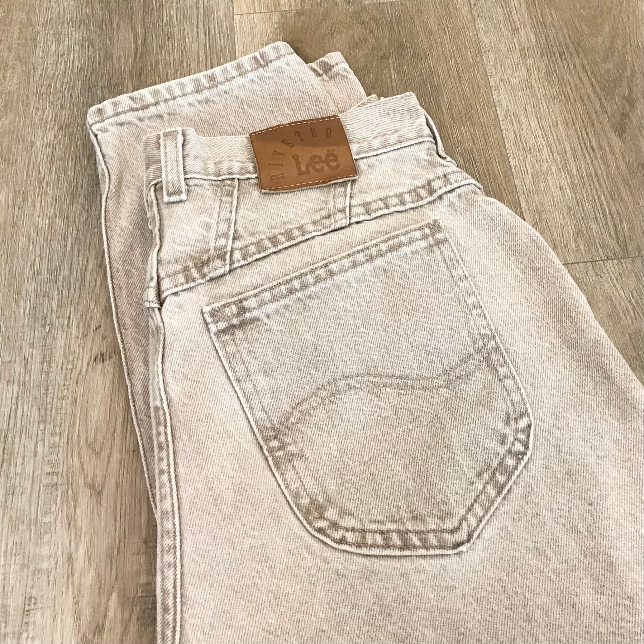 Lee Riveted 90 s High Waisted Jeans Size 29 Etsy UK