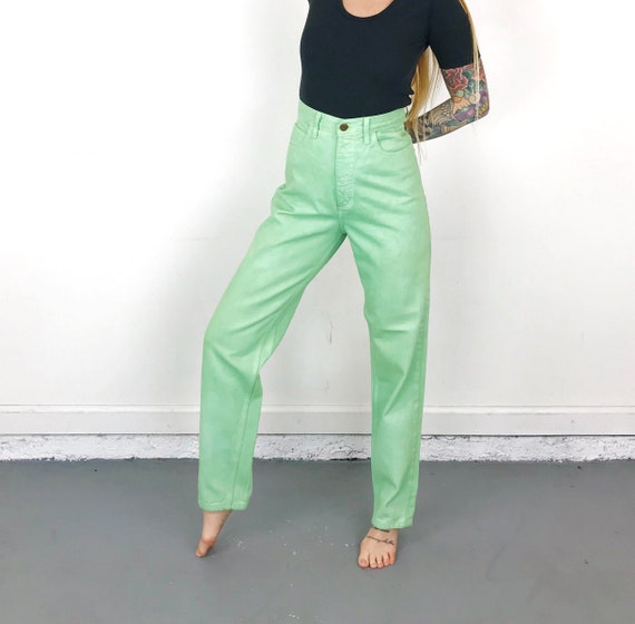 Guess Mint Green Vintage Jeans / Size 28 29