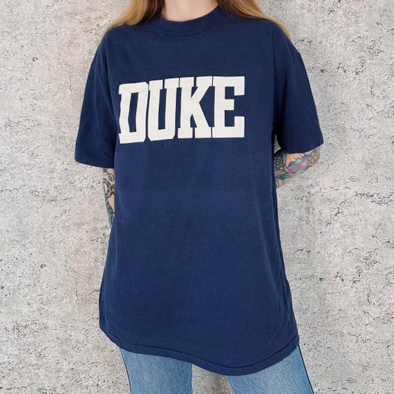 80's Duke University Soft Worn Vintage College Tee Shirt T-Shirt