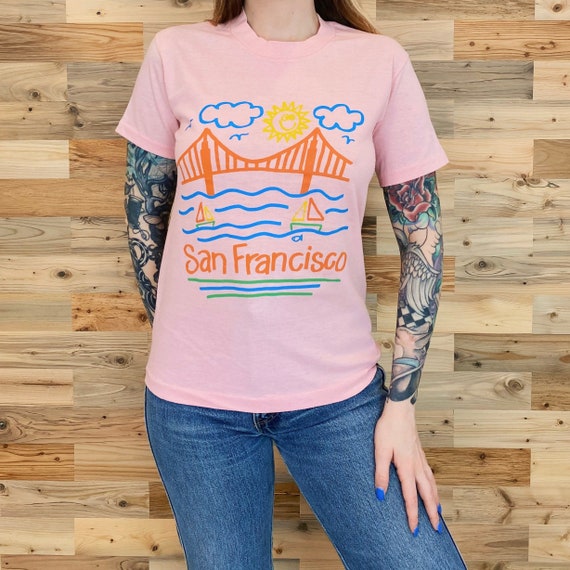 Vintage San Francisco California 80's Travel Tee Shirt