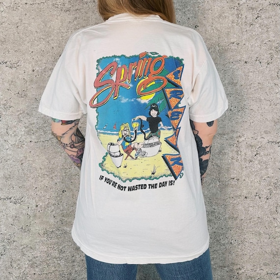 Wayne's World 1992 Vintage Funny Spring Break Tee Shirt T-Shirt
