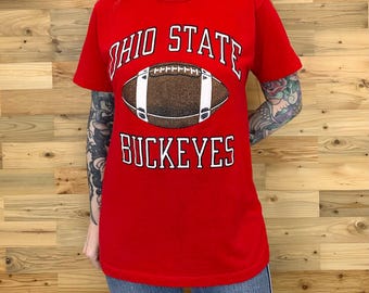 80's Champion Ohio State Buckeyes Football Vintage Tee Shirt