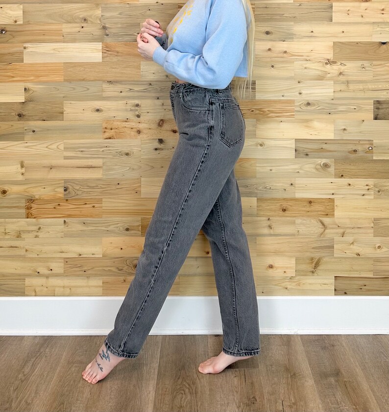 Vintage 90's Ruff Hewn High Rise Jeans / Size 27 image 3