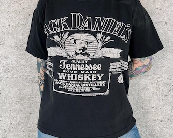 80's Jack Daniel's Tennessee Whiskey Vintage Tee Shirt T-Shirt