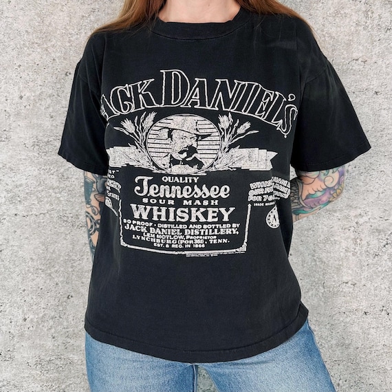 80's Jack Daniel's Tennessee Whiskey Vintage Tee Shirt T-Shirt
