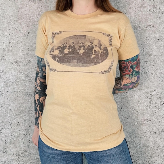 70's Vintage 19th Century Antique Boxing Ring Photograph Tee Shirt T-Shirt