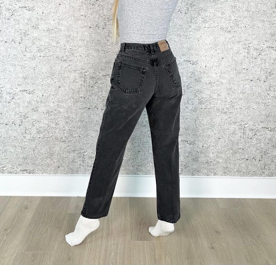 90's London Jean Black Vintage Jeans / Size 26