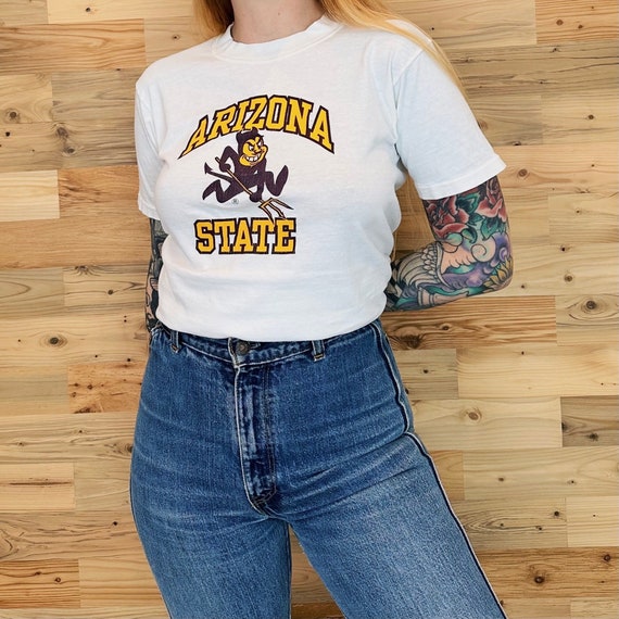 90's Vintage Arizona State University Sun Devils Retro Tee Shirt T-Shirt