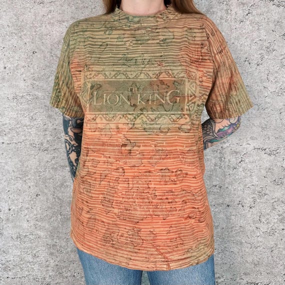 90's Vintage The Lion King Movie Tee Shirt T-Shirt