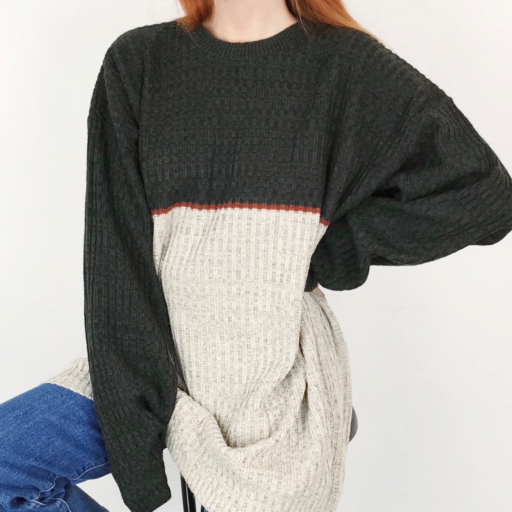 Oversized 90's Grunge Sweater