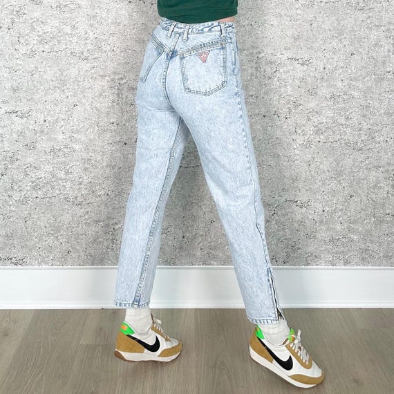 Guess Vintage High Rise Ankle Zipper 80's Jeans / Size 27