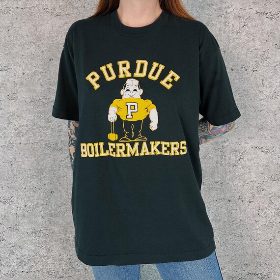 Vintage Purdue University Boilermakers College Tee Shirt T-Shirt