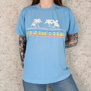 80&#39;s Florida Vintage Travel Destination Tee Shirt T-Shirt