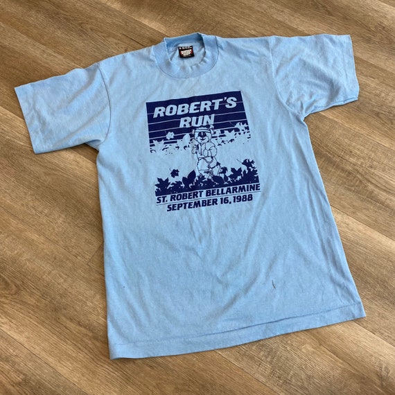 Vintage Run A Lap Marathon T-Shirt - White