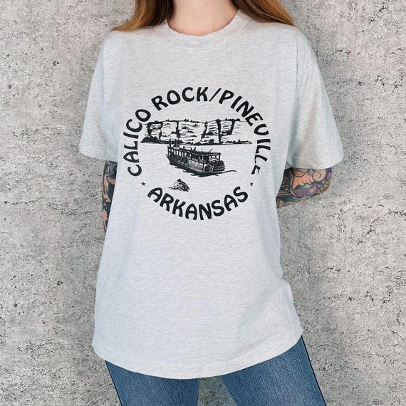 Vintage Calico Rock Pineville Arkansas Destination Travel Tee Shirt T-Shirt