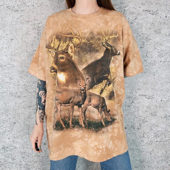 Vintage Nature Deer and Bucks Forest Tee Shirt T-Shirt