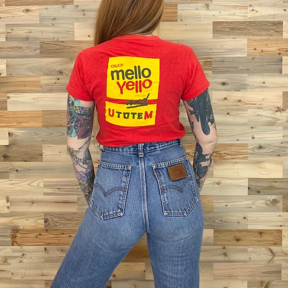 70's Mello Yello Houston Vintage Tee Shirt - image 2