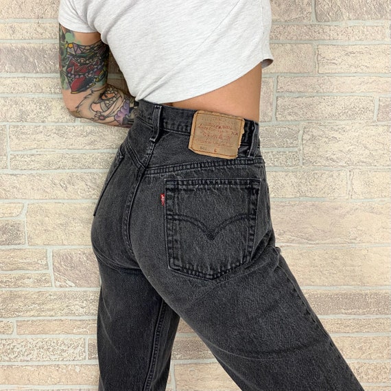 Levi's 501 Faded Black Jeans / Size 27 28